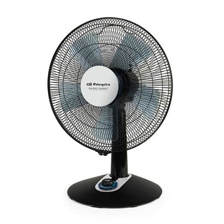 Orbegozo TF 0139 Ventilador de Mesa Elegante e Potente - Potência 45W - 2 Velocidades + Turbo + Silencioso - Diâmetro 35cm - Des