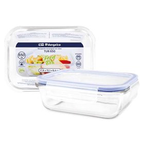 Série Orbegozo TUR - Recipientes de vidro ultrarresistentes para cozinha - Conserva - Cozinhe e congele seus alimentos com facil