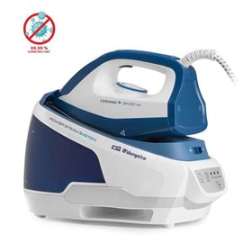 Centro de engomadoria profissional Orbegozo VP 8600 - Potência 2400W - Tanque 2L - Sola cerâmica - Impulso de vapor 150 G/Min - 