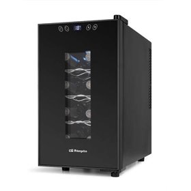 Adega compacta Orbegozo VT 830 - Preserve e desfrute do vinho em casa - Capacidade para 8 garrafas - Controle eletrônico de temp