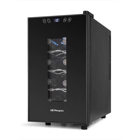 Adega compacta Orbegozo VT 830 - Preserve e desfrute do vinho em casa - Capacidade para 8 garrafas - Controle eletrônico de temp