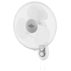 Orbegozo WF 0139 Ventilador de parede eficiente e seguro - Lâminas de 40cm - 3 velocidades - Cabeça multiajustável - Grade de pr