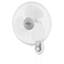 Orbegozo WF 0139 Ventilador de parede eficiente e seguro - Lâminas de 40cm - 3 velocidades - Cabeça multiajustável - Grade de pr