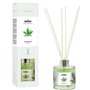 Ambientador de maconha Prady Premium - frasco de vidro de 130ml e varinhas difusoras