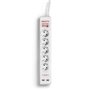 Salicru Power Strip SPS SAFE 5+ Protetores Elétricos Ativos de Última Geração - 5 Tomadas Schuko - Cor Branca