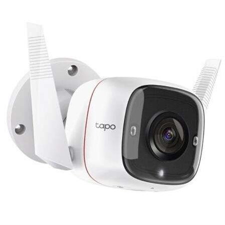 Câmera de segurança IP WiFi TP-Link 3Mpx UHD - Visão noturna - Detecção de movimento - Controle de voz - Proteção IP66