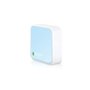 Roteador Wireless TP-Link Nano N 300Mbps - 1 EP ETH - 1 EP Micro USB - Antena Interna - Cor Branco/Azul