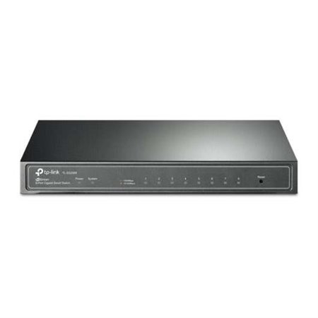 Switch TP-Link Smart Gigabit - 8 portas RJ45 Gigabit - VLAN 802.1Q, ACL, segurança de porta e controle de tempestade