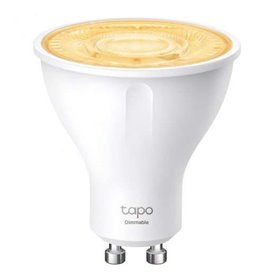 TP-Link Tapo L610 Lâmpada inteligente Wi-Fi regulável GU10 350lm - Luz quente 2700K - Controle de voz - Controle remoto - Econom