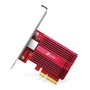 Adaptador de rede TP-Link TX401 PCIe 3.0 - Conexão de rede de 10 GB - Inclui cabo Ethernet CAT6A de 1,50 m