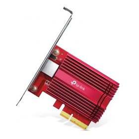 Adaptador de rede TP-Link TX401 PCIe 3.0 - Conexão de rede de 10 GB - Inclui cabo Ethernet CAT6A de 1,50 m