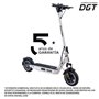 Scooter Elétrica Zwheel ZFox Max Artic Branco Motor 400W - Aprovado pela DGT - Velocidade até 25Km/h - Alcance até 50km - 3 Modo