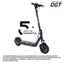Zwheel ZFox Max Urban Dark Scooter Elétrico 400W Motor - Aprovado pela DGT - Velocidade até 25Km/h - Alcance até 50km - 3 Modos 