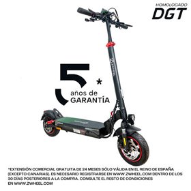 Scooter Elétrica Zwheel ZRino SE Motor 600W - Suspensão dianteira e traseira - Velocidade até 25Km/h - Alcance até 35km - 3 modo