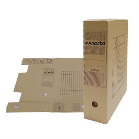 Caixa Arquivo Definitivo L80 340x250mm Kraft 50un