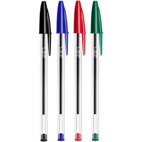 Esferográfica 4 Cores 1mm Ball Point BIC Cristal 4un