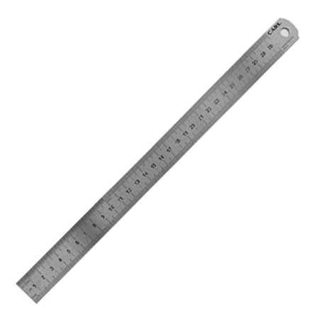 Régua Metálica 30cm CARL CSR30