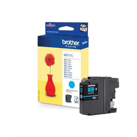 Tinteiro original Brother LC121 Cyan - LC121CBP
