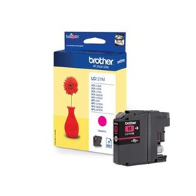 Tinteiro original Brother LC121 Magenta - LC121MBP