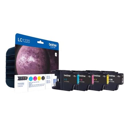 Brother LC1220 4-Pack Tinteiros originais - LC1220VALBP