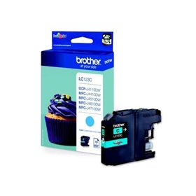 Tinteiro original Brother LC123 Cyan - LC123CBP