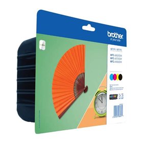 Brother LC129XL/LC125XL 4-Pack Tinteiros originais - LC129XLVALBP