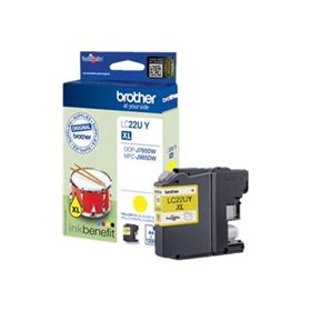 Tinteiro original Brother LC22U amarelo - LC22UYBP