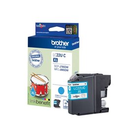 Tinteiro original Brother LC22U Cyan - LC22UCBP