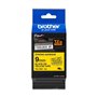 Etiquetas laminadas superadesiva original Brother TZeS621 - Texto preto em fundo amarelo - Largura 9 mm x 8 metros