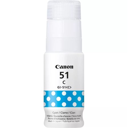 Garrafa original Canon GI51 Cyan - GI51C/4546C001