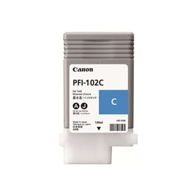 Tinteiro original Canon PFI102 Ciano - 0896B001
