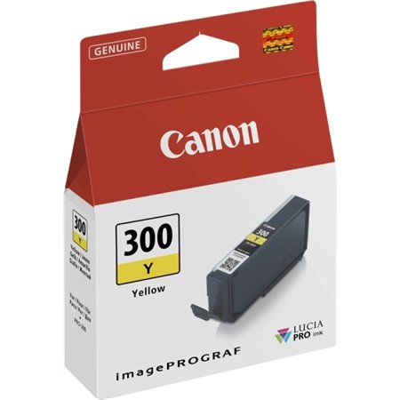 Tinteiro original Canon PFI300 amarelo - 4196C001/PFI300Y