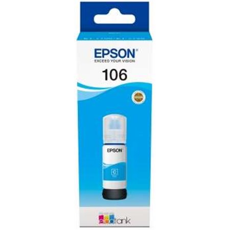 Garrafa original Epson 106 Cyan - C13T00R240