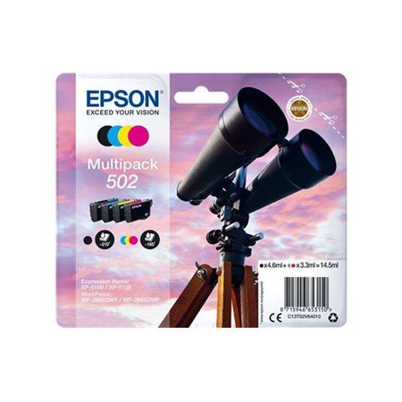 Epson 502 Pack de 4 Tinteiros originais - C13T02V64010