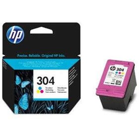 Tinteiro original HP 304 colorido - N9K05AE