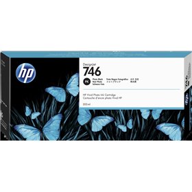 Tinteiro original HP 746 preto fotográfico - P2V82A