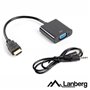 Adaptador Displayport Macho / Vga Fêmea Lanberg