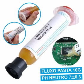 Fluxo Em Pasta P/ Soldar Seringa 10Gr Amtech