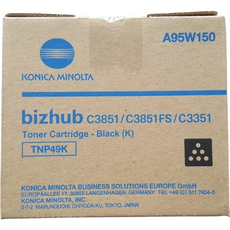 Toner original preto Konica Minolta TNP49 - TNP49K/A95W150