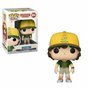 Coisas estranhas do Funko pop espalhando poeira no acampamento