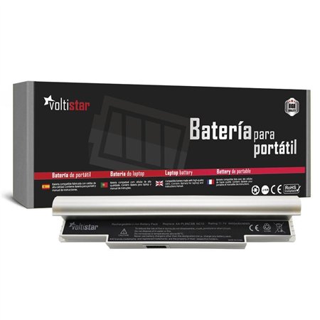 Bateria Branco para Samsung N130 NP-N130 N140 NP-N140 N510 NP-N510 Nc10
