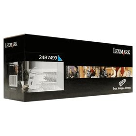 Toner original Lexmark 24B7499 ciano - 24B7499