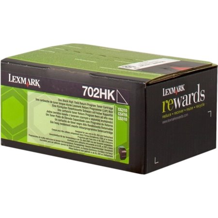 Toner original preto Lexmark CS310/CS410/CS510 - 70C2HK0/70C0H10/70C0H10/702HK