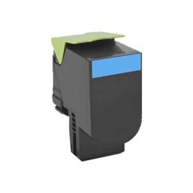 Toner original Lexmark CX410/CX510 ciano - 80C2HC0/80C2HCE/802HC