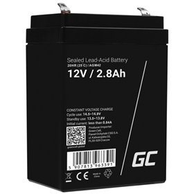 Bateria Chumbo Gel AGM 12V 2.8A GREEN CELL