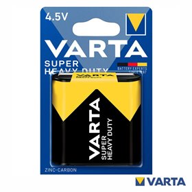 Pilha Zinco-Carvão 4.5V/3LR12 Super Heavy Duty VARTA