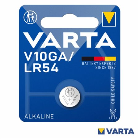 Pilha Alcalina Botão LR54/V10GA 1.5V VARTA
