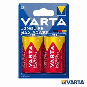Pilha Alcalina LR20/D 1.5v 2x  Longlife Max Power VARTA