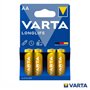 Pilha Alcalina LR6/AA 1.5V 4x Longlife VARTA