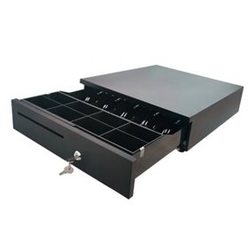 Gaveta de dinheiro 10POS CP-405N/ Manual e Automática/ Preta